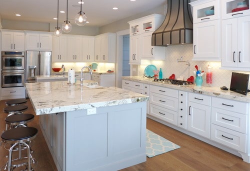 Alpine White Granite Counter Top In North Jersey Cabinet Outlet